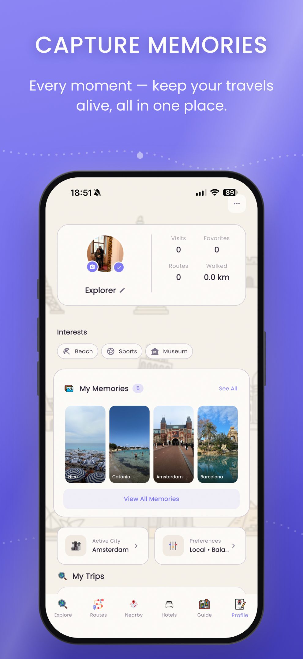 MyWay Memories – Keep your travels alive in one place